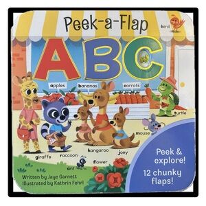 BUNDLE & SAVE🎉 Peek-a-Flap ABC Chunky Board Book